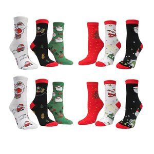 Men's Holiday Fun, Colorful and Cool Crew Socks